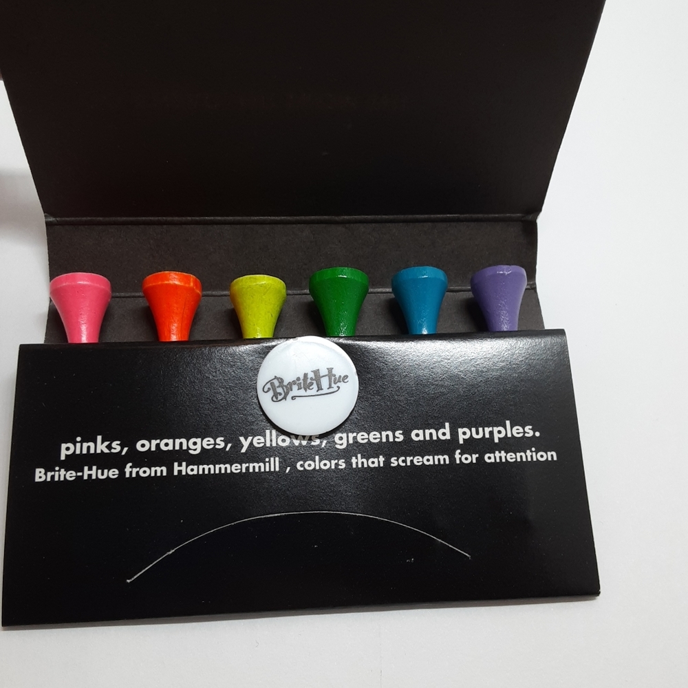 Golf Tee's Brite Hue from Hammermill